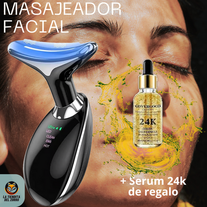 Masajeador Facial Intense Pulsed + SERUM 24K de Regalo