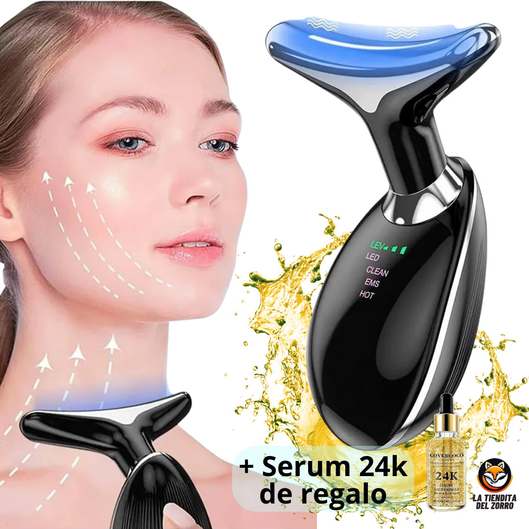Masajeador Facial Intense Pulsed + SERUM 24K de Regalo